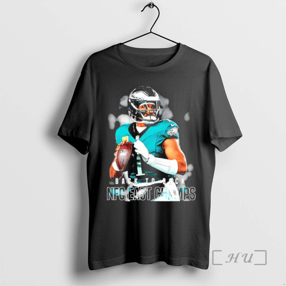 Trending Jalen Hurts 2025 Back To Back Nfc East Champs T-Shirts, Hoodie, Sweatshirt | PodTeesHub.com