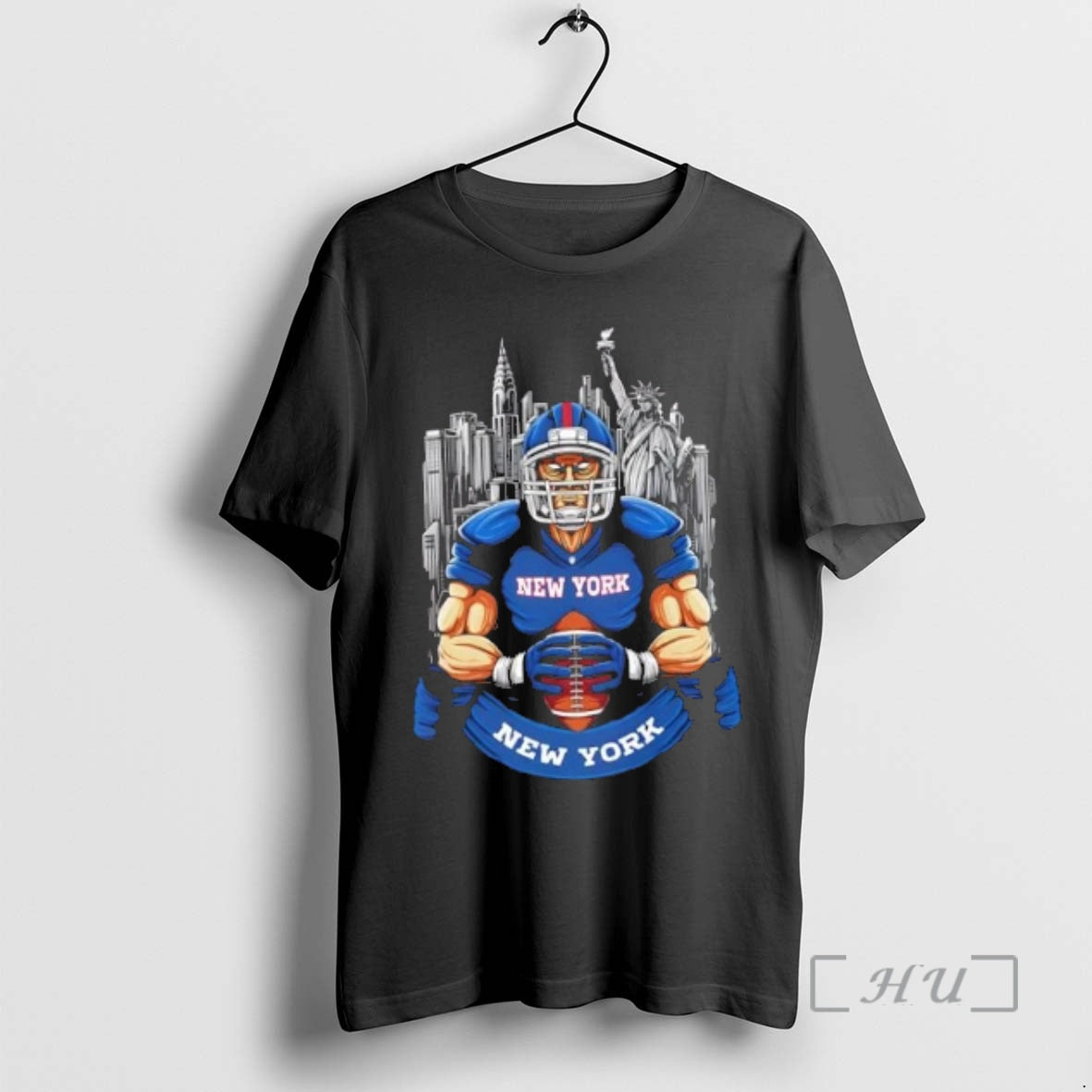 Trending New York Giants Football Mascot Hug The Ball T-Shirts, Hoodie, Sweatshirt | PodTeesHub.com