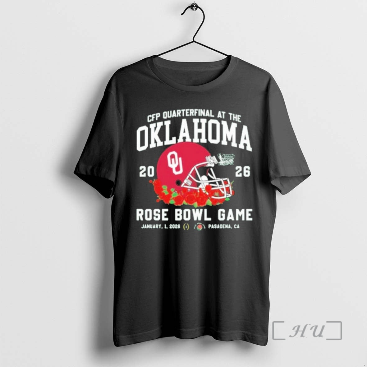 Trending Oklahoma Rose Bowl 2026 Cfp Quarterfinal At The T-Shirts, Hoodie, Sweatshirt | PodTeesHub.com