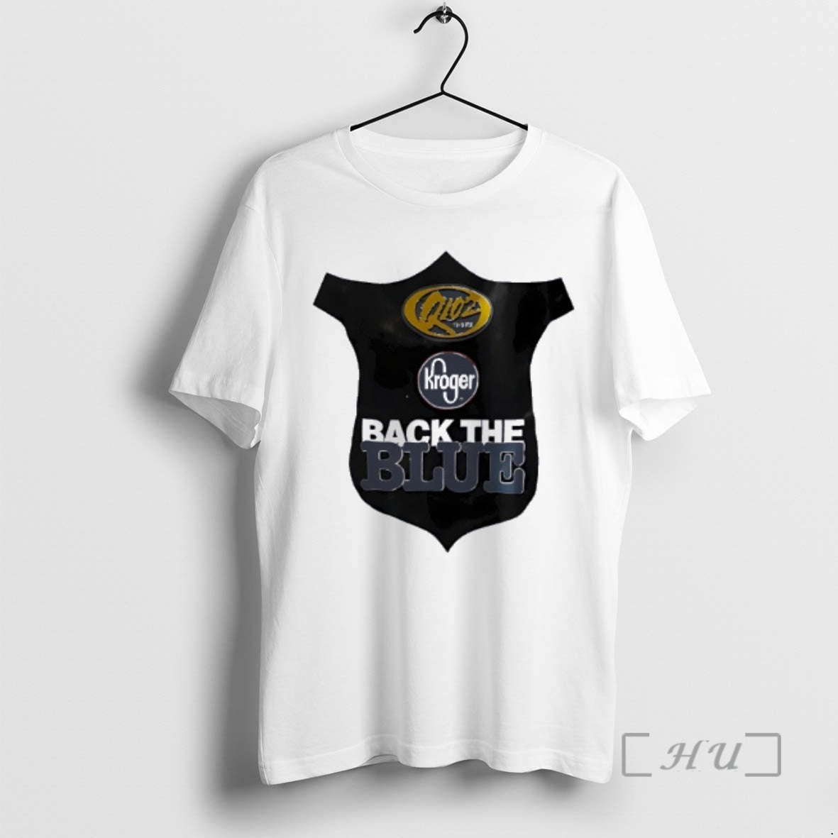 Trending Qlo2 Kroger Back The Blue T-Shirts, Hoodie, Sweatshirt | PodTeesHub.com