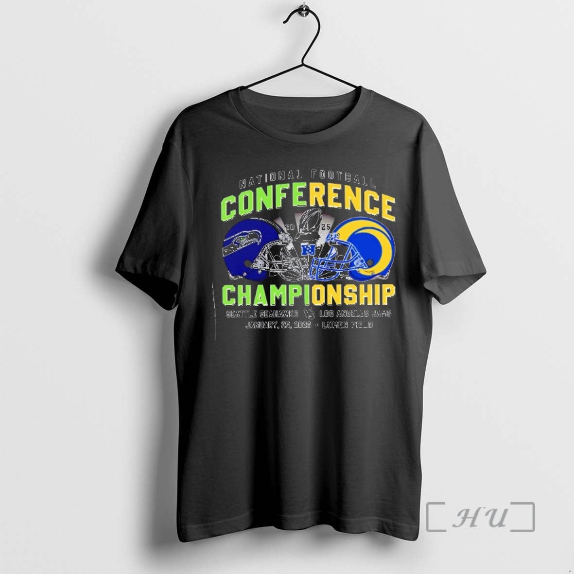 Trending Seahawks Vs Rams American Football Conference Championship 2025 T-Shirts, Hoodie, Sweatshirt | PodTeesHub.com