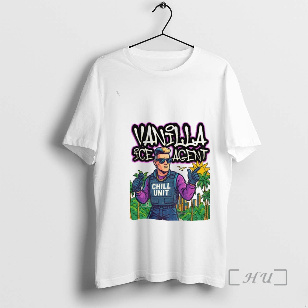 Trending Vanilla Ice Agent Chill Unit Meme Pop Culture Parody T-Shirts, Hoodie, Sweatshirt | PodTeesHub.com