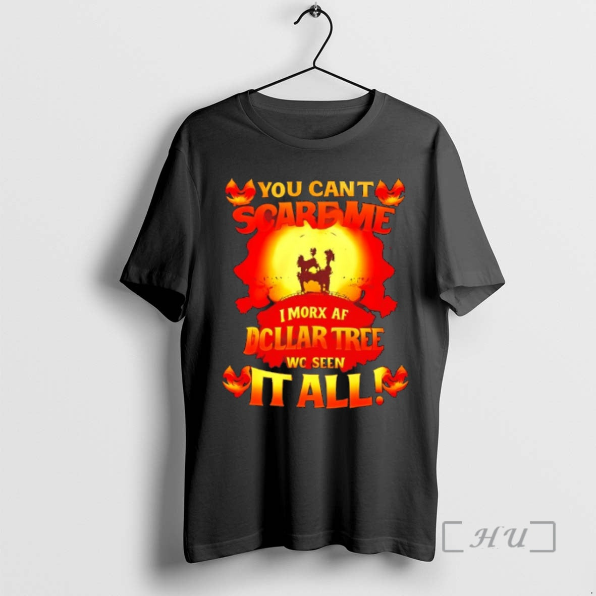 Trending You Cant Scare Me I Work At Dollar Tree Ive Seen It All Halloween T-Shirts, Hoodie, Sweatshirt | PodTeesHub.com