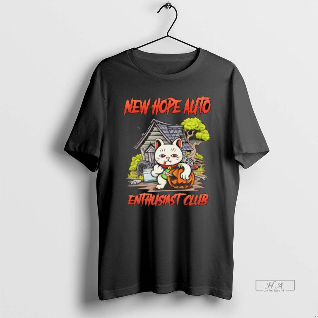 Trendy Cat New Hope Auto Enthusiast Club Halloween