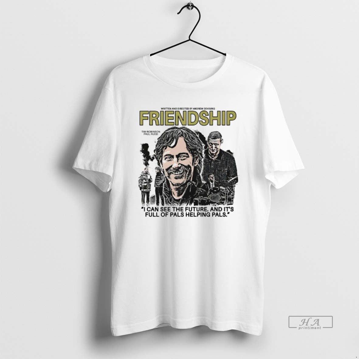 Trendy Friendship I Can See The Future And Its Full Of Pals Helping Pals Tee