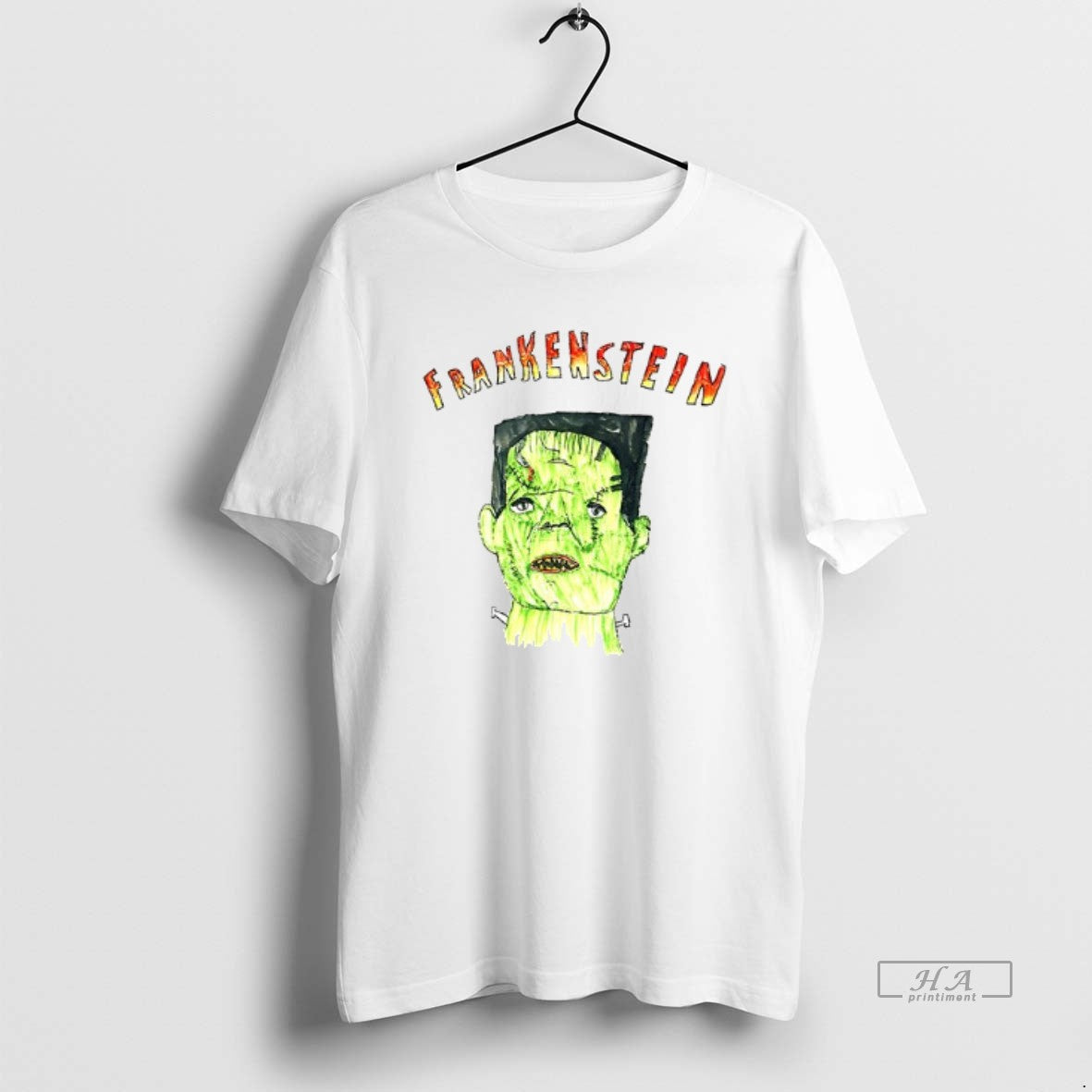 Trendy Hand Drawn Frankenstein Monster Halloween Ceramic Ceramic And Classic Dad Cap