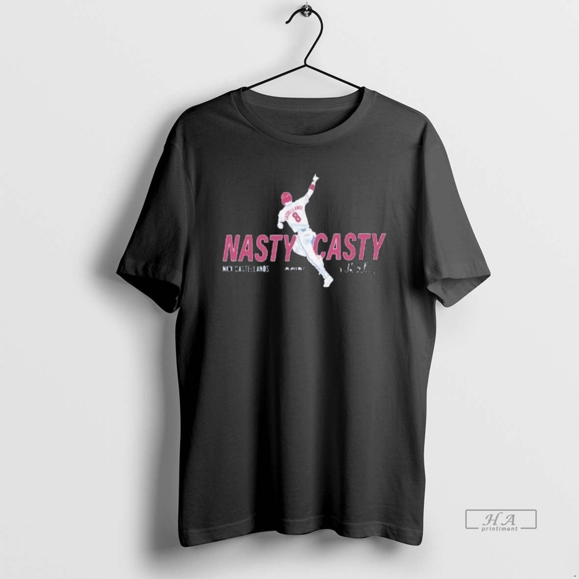 Trendy Nasty Casty Nick Castellanos Philadelphia Phillies Mlb Signature Shirts