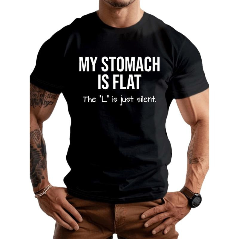 Trendy Plus Size Mens Summer T Shirt With I M Not Fat Graphic Print For Big Tall Guys Casual Fitness Short Sleeve Tees In...