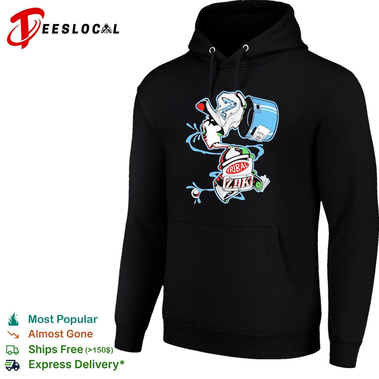 Tribal ZDK Spraying Paint art logo shirt