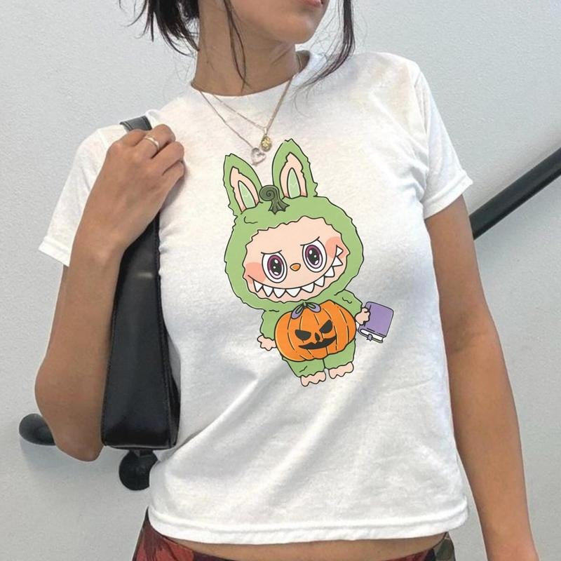 Trick or Treat Halloween Fall Baby Tee, Cute trick or treat top, Fall Baby Tee, Pumpkin Shirt, Halloween Season Vibes...