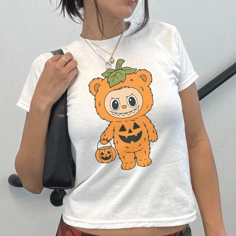 Trick or Treat Pumpkin Halloween Fall Baby Tee, Spooky Season Baby Tee Pumpkin Shirt Gift Halloween Lover Hoodie, Sweatshirt