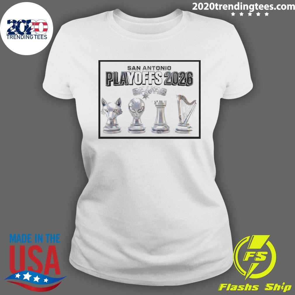 Trophy San Antonio Spurs Basketball Go Spurs Go Playoffs 2026 Shirt
