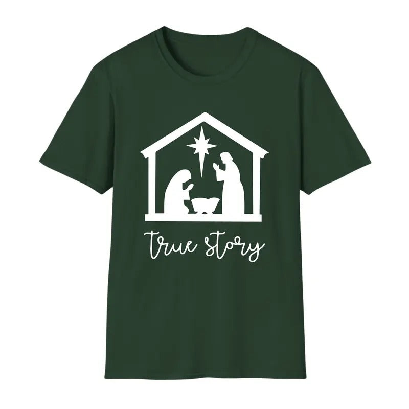 True Story Christmas Menswear T-shirt