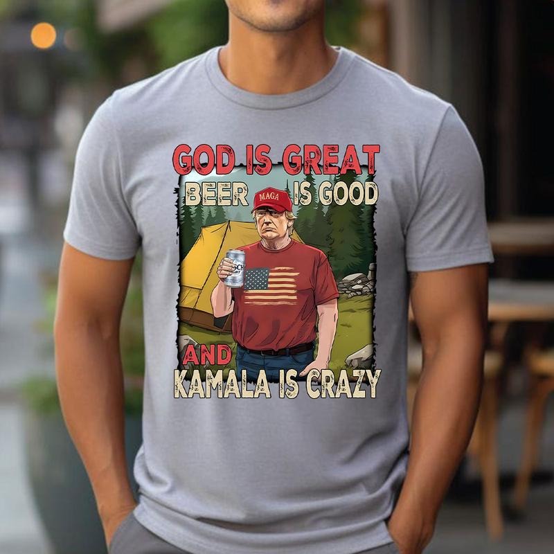 Trummp MAGA Beer Shirt, Trummp Supporters Shirts, Graphic Trending Tee Cotton Fabric Hoodie, Sweatshirt | PodTeesHub.com