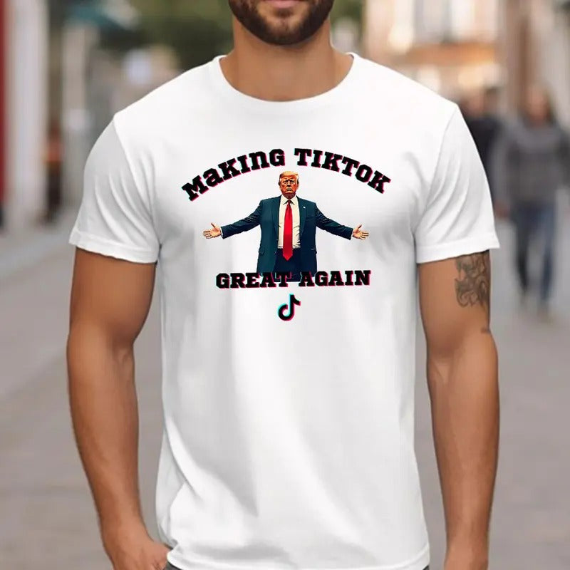 Trummp Save Tiktok Shirt, Meme Shirt, Funny Shirt, Save TikTok Shirt, Trummp Supporter Shirt Hoodie, Sweatshirt