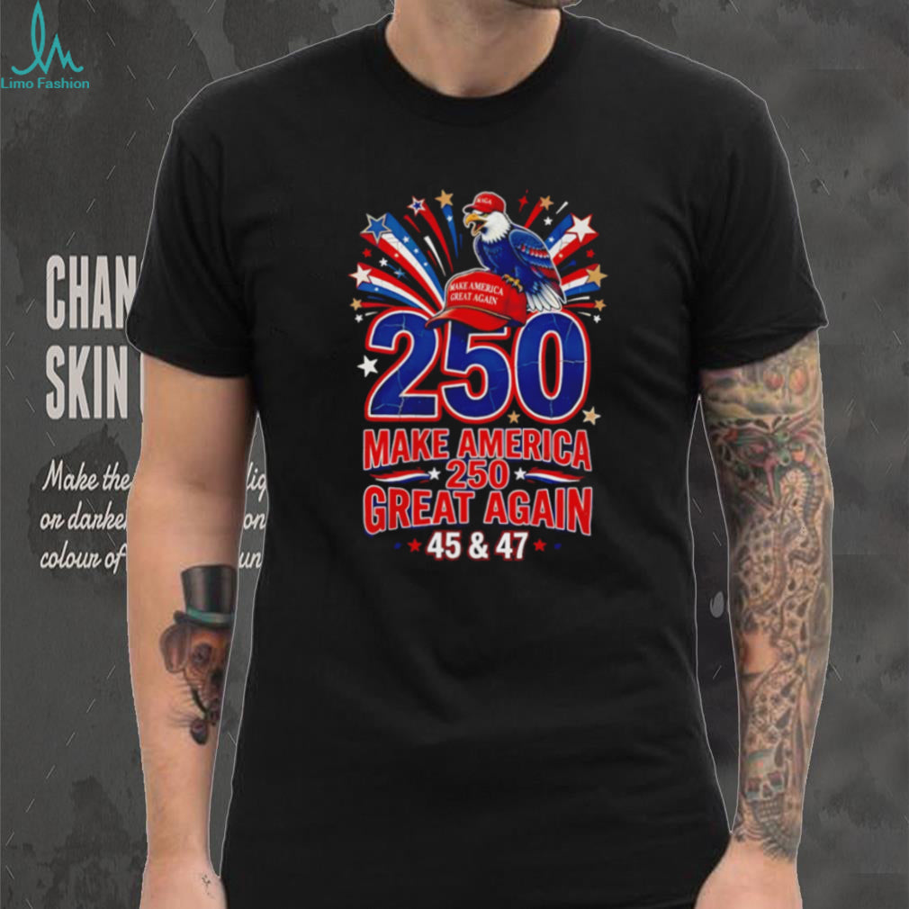 Trump 2024 Make America Great Again 45 and 47 Eagle T Shirt