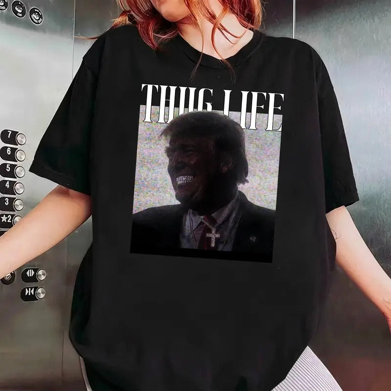 Trump Grill Thug Life Shirt - Donald Trump Christmas Casual Sweatshirt T-Shirt Comfortable Stylish Full Sizes, For Men Hoodie