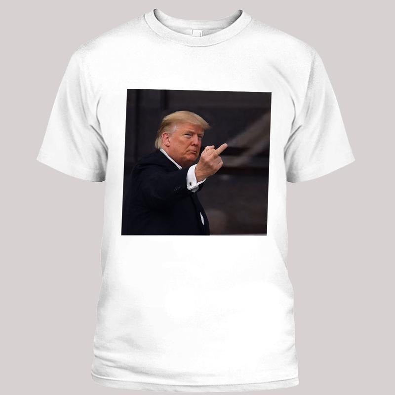 Trump Loving Finger to you Shirt,President Trump Shirt, Funny POTUS Unisex Tee, Trending Graphic Tee Hoodie, Sweatshirt