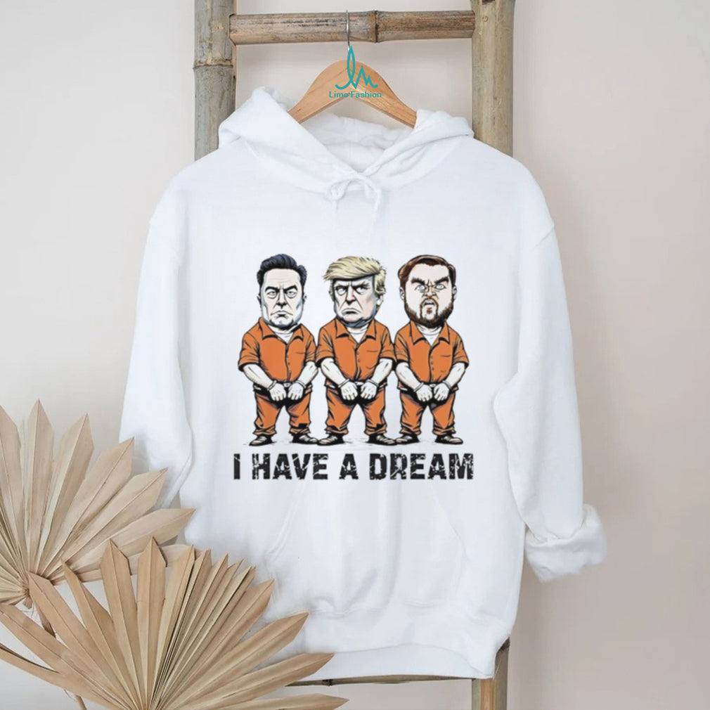 Trump Musk I Have A Dream Political Graphic Cartoon T Shirt
