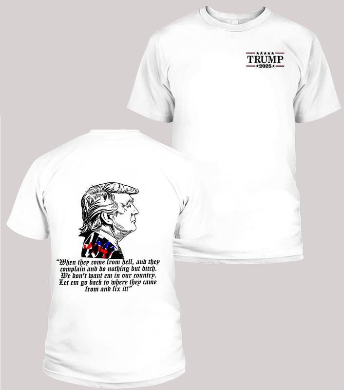 Trump Quotes 2 Sides Shirts, M.A.G.A Chapter, Trump Supporters Shirt, Funny President Tee, Unisex Tee, Trending Graphic...