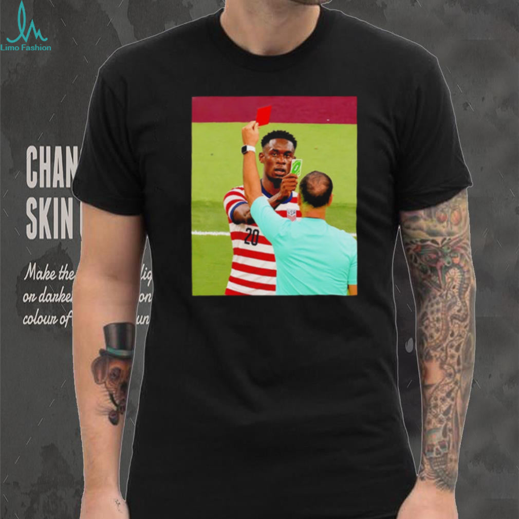 Trump Reverse Red Card Suspension Folarin Balogun Red Card Shirt