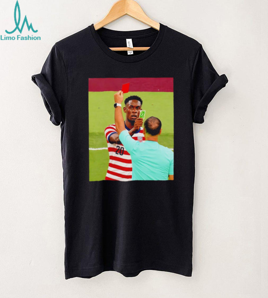 Trump Reverse Red Card Suspension Folarin Balogun Red Card Shirt