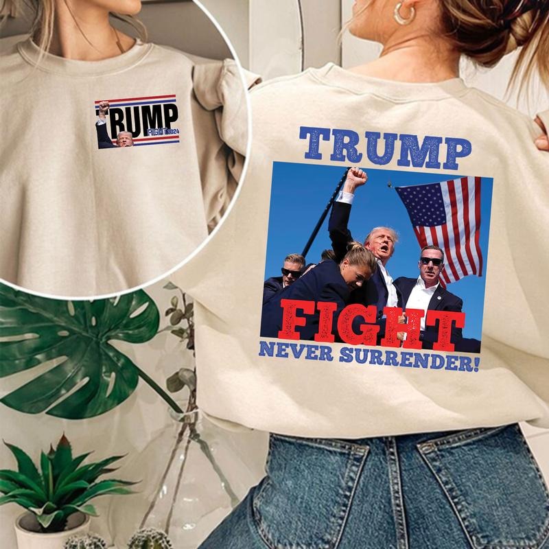 Trump Shot Shirt, Trump Rally Shot Shirt, Trump T-shirt Hoodie, Sweatshirt | PodTeesHub.com
