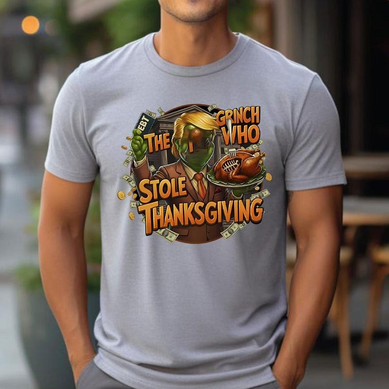 Trump Stole Thanksgiving T-Shirt, Trump Donald Shirt, Trump Supporters Unisex Tee, Humorous Political Shirt Gift Hoodie,...