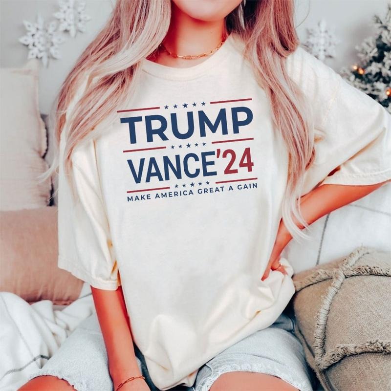 Trump&Vance'24 Shirt, Trump Trending Tshirt Hoodie, Sweatshirt | PodTeesHub.com