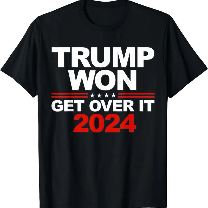 Trump Won Get Over It Second Term Trump 2024 T-Shirt Hoodie, Sweatshirt | PodTeesHub.com