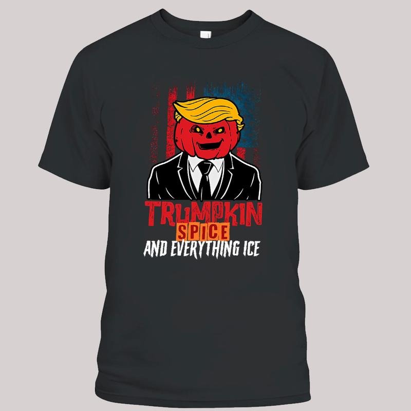 Trumpkin Spice Shirt, Trump Supporters Shirts, Trumpkin Halloween Shirts Unisex Tee, Trending Graphic Tee Hoodie, Sweatshirt
