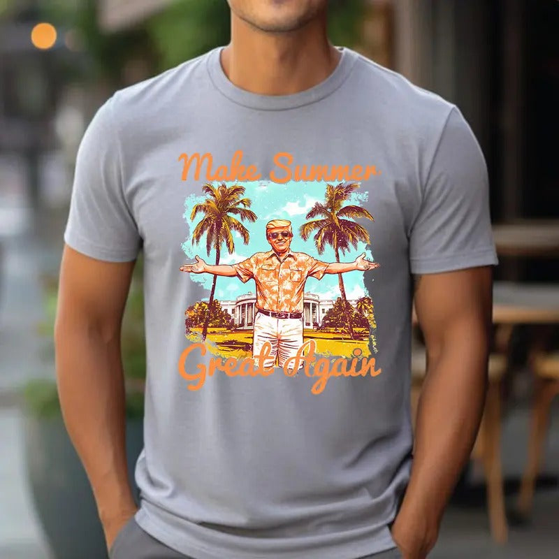 Trumpp Make Summer Great Again Shirts, Trummp Supporters Shirts, Graphic Tee Hoodie, Sweatshirt | PodTeesHub.com