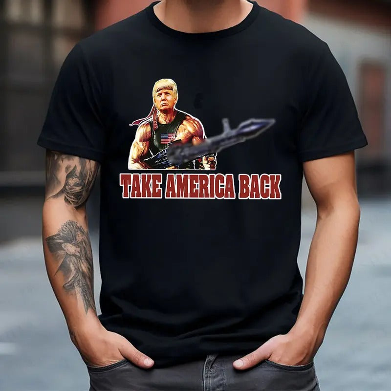 Trumpp Rambo Shirt, Trummp Supporters Shirts, Graphic Trending Tee Hoodie, Sweatshirt | PodTeesHub.com