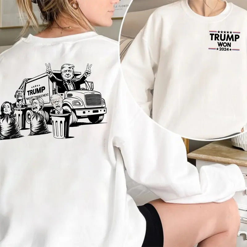 Trumpp WON Shirts, Trummp Supporters Shirts, Trumpp Trending Graphic Tee Hoodie, Sweatshirt | PodTeesHub.com
