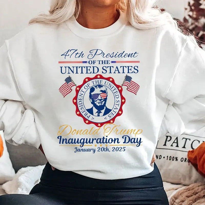 Truump Inauguration Day Shirt, Trummp Supporters Shirt, Xmas Graphic Tee Hoodie, Sweatshirt | PodTeesHub.com