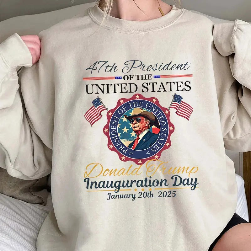 Truump Inauguration Day Shirt, Trummp Supporters Shirt, Xmas Graphic Tee style 07 Hoodie, Sweatshirt | PodTeesHub.com