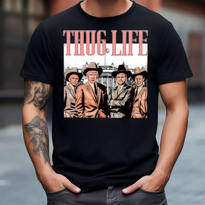 Truump Supporter Shirt, Trummp ThugLife Shirt, Graphic Trending Tee Hoodie, Sweatshirt | PodTeesHub.com