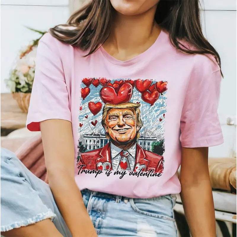 Truump Valentine Shirt, Trummp Supporters Shirts, Graphic Trending Shirt style 02 Hoodie, Sweatshirt | PodTeesHub.com