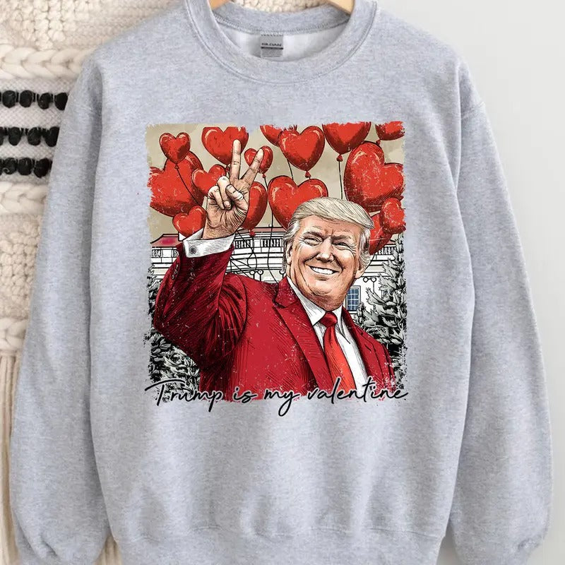 Truump Valentine Shirt, Trummp Supporters Shirts, Graphic Trending Shirt style 03 Hoodie, Sweatshirt | PodTeesHub.com