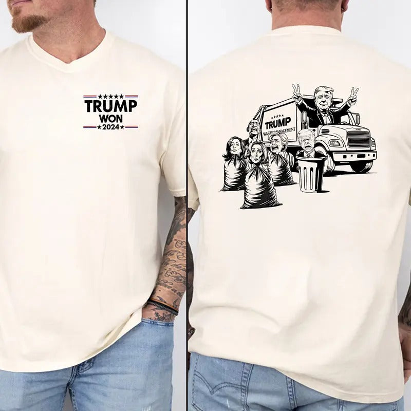 Truump Won Shirts, Trummp Supporters Shirts, Graphic Tee Hoodie, Sweatshirt | PodTeesHub.com