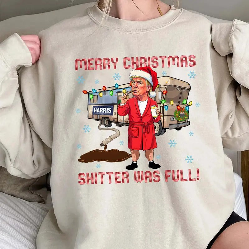 Truump Xmas Shirt, Trummp Supporters Shirts, Graphic Christmas Shirt style 02 Hoodie, Sweatshirt | PodTeesHub.com