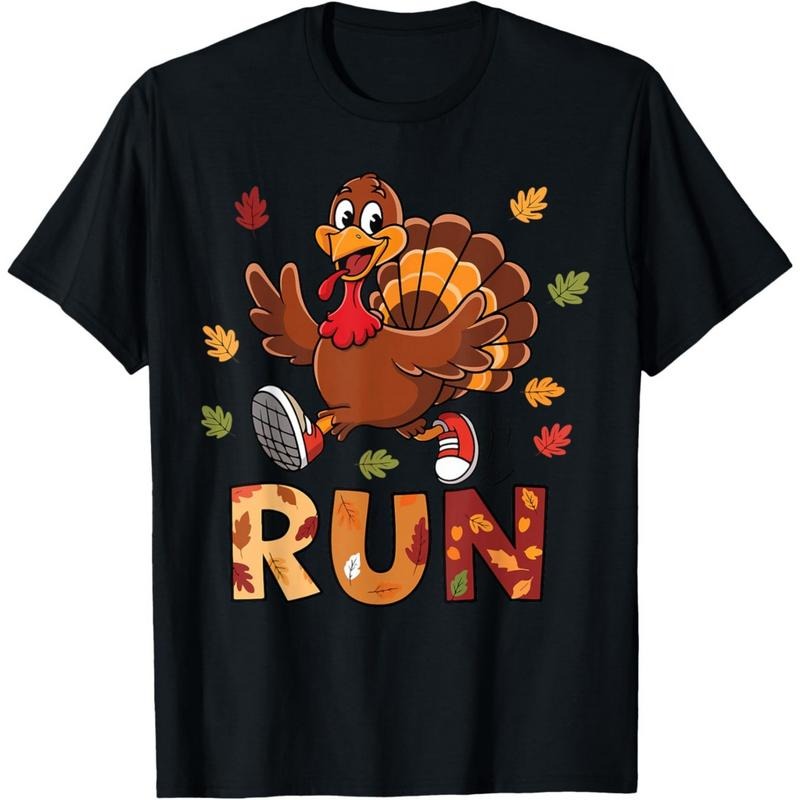 Turkey Run Costume Thanksgiving Running Turkey Trot T-Shirt Hoodie, Sweatshirt | PodTeesHub.com