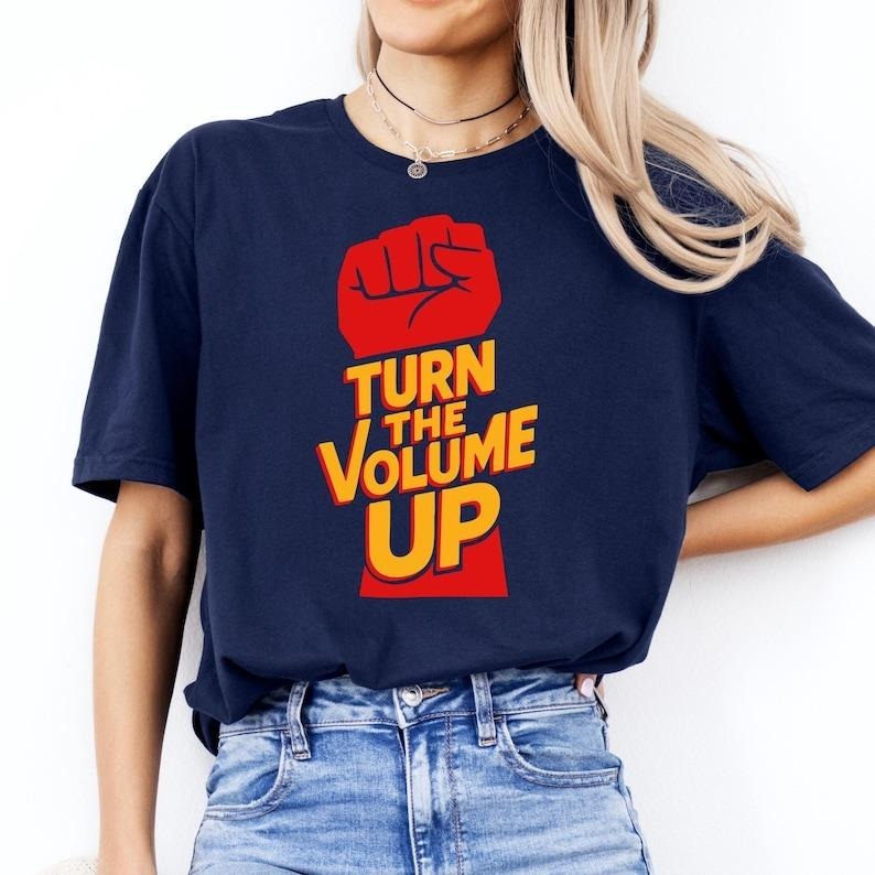Turn the Volume Up Shirt, Zohran Mamdani Shirt, Zohran NYC Mayor T-Shirt, Progressive Tee, Liberal Sweatshirt, NYC 2026...