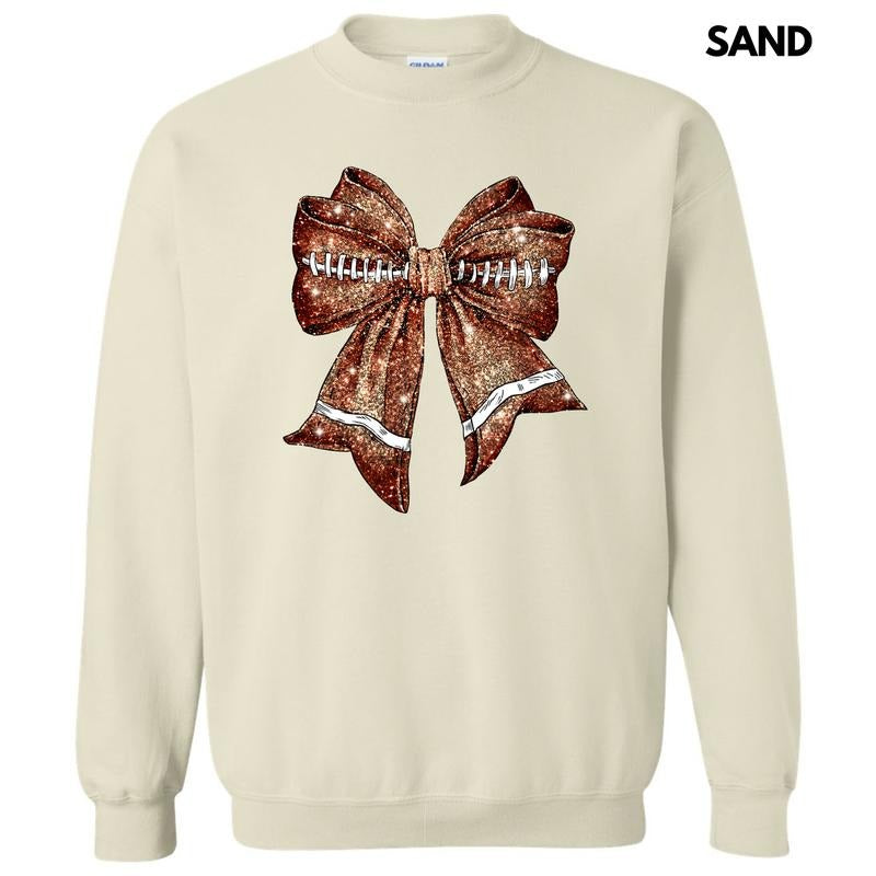 Twinkle Football Bow Sweatshirt 'NLB' T-Shirts, Hoodie | PodTeesHub.com
