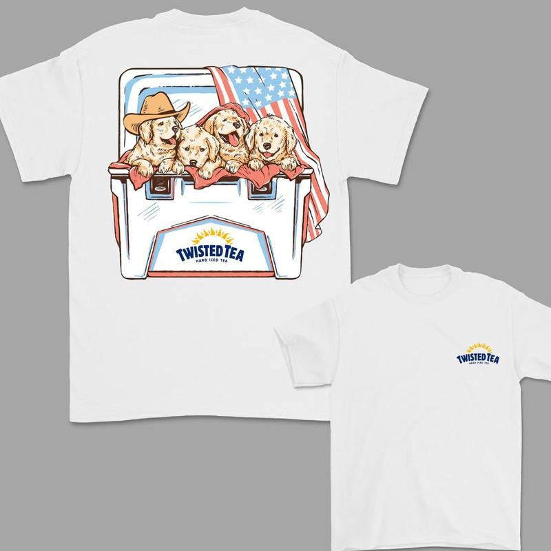 Twisted Tea Dog Shirt, 4th Of July T-Shirt, Independence Day, Perfect Beer And Dog T-shirt For Women, For Men Hoodie,...