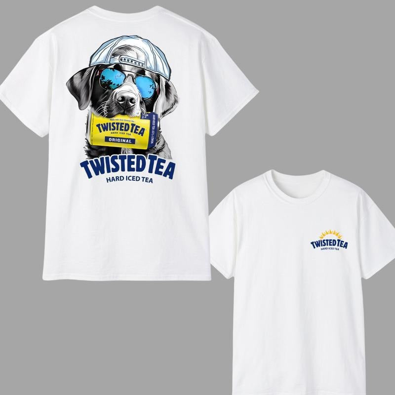 Twisted Tea Labrador Retriever Dogs Shirt, Cool Dog with Twisted Tea T-shirt, Perfect Beer And Dog T-shirt For Women, For...