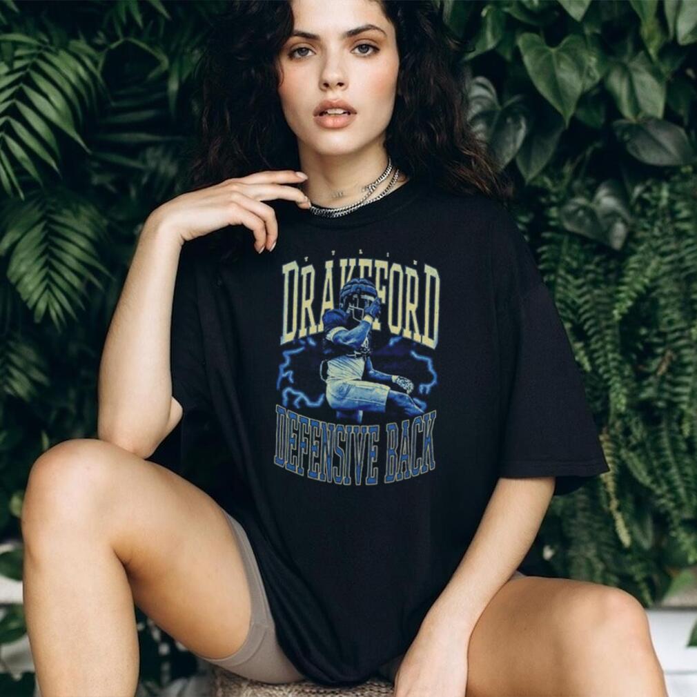 Tylin Drakeford Defensive Back Vintage Football shirt