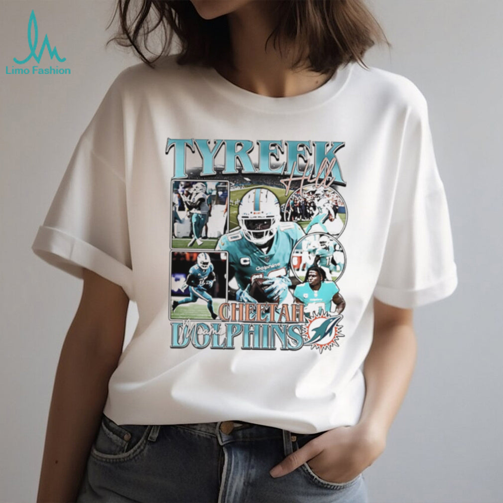 Tyreek Hill Cheetah Miami Football Vintage Bootleg T Shirt