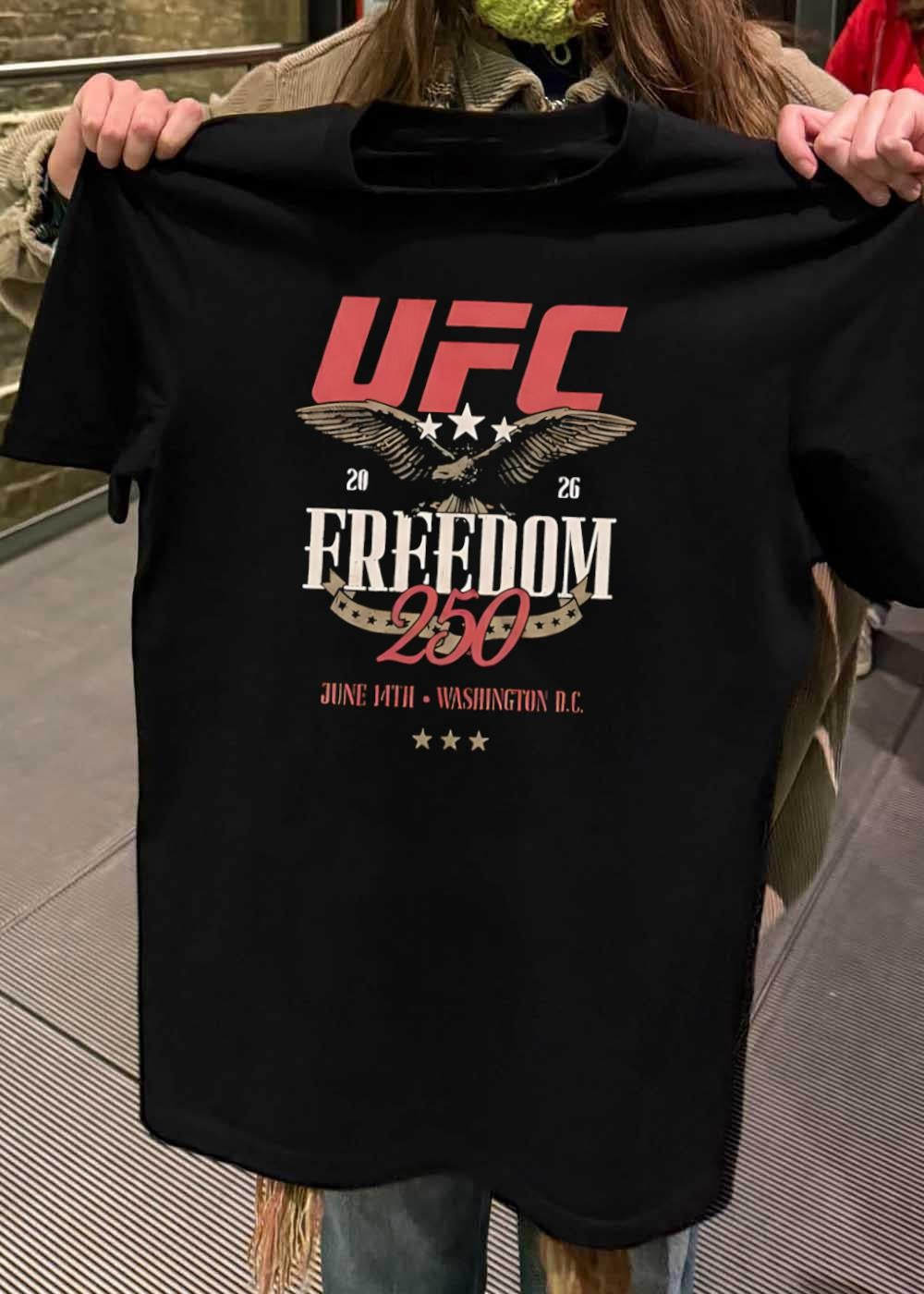 UFC Apparel ‘ Commemorative Event Merchandise ‘ UFC 250 Freedom June 14 Washington DC Shirt