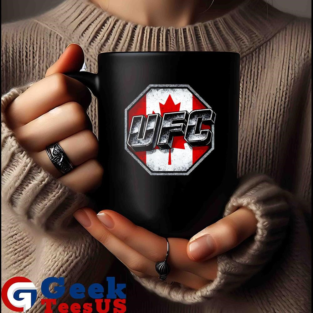 UFC Canada flag logo shirt